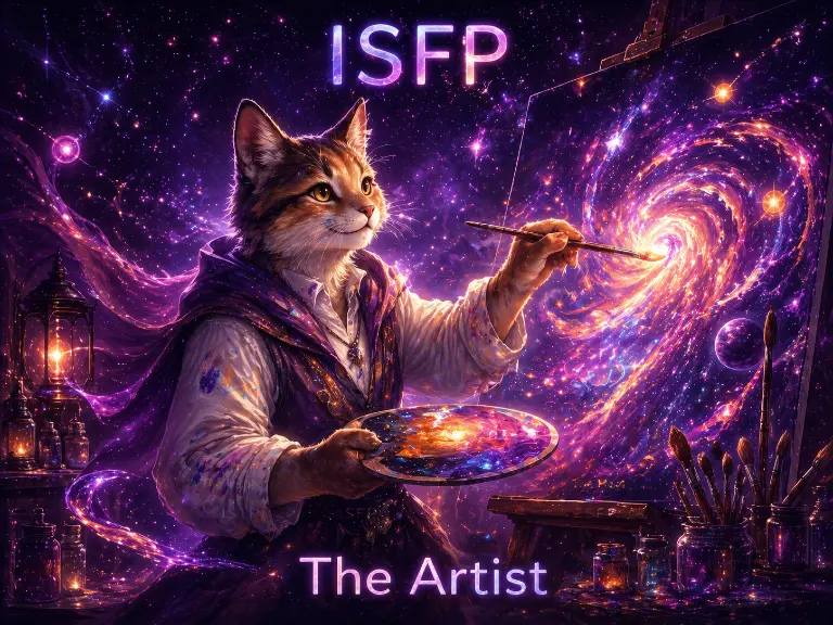 Illustration of the ISFP Artist personality type