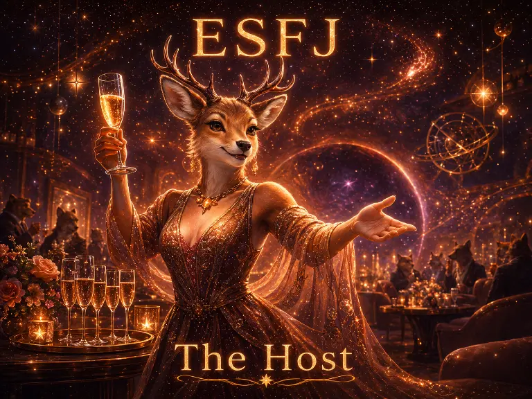 Illustration of the ESFJ Host personality type