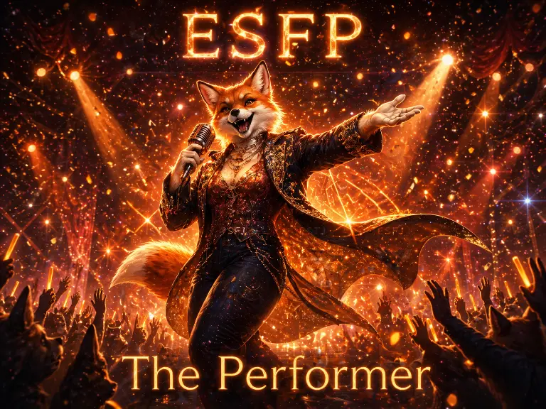 Illustration of the ESFP Performer personality type