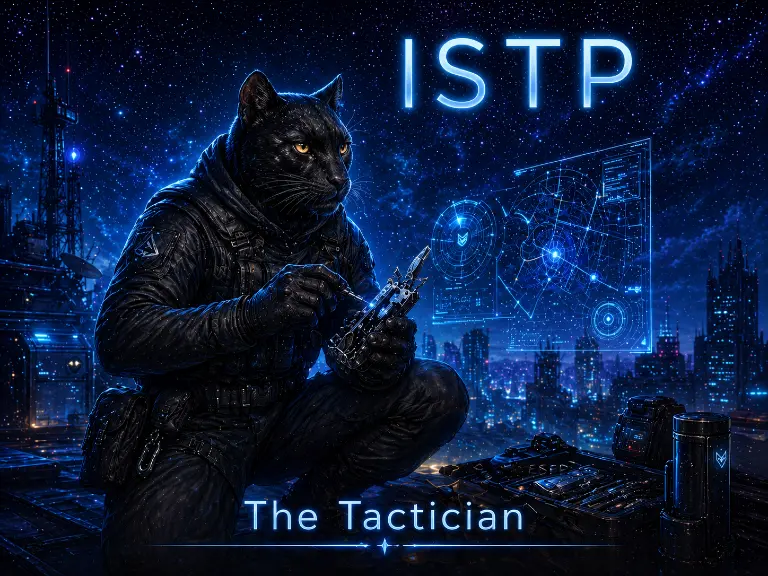 Illustration of the ISTP Tactician personality type