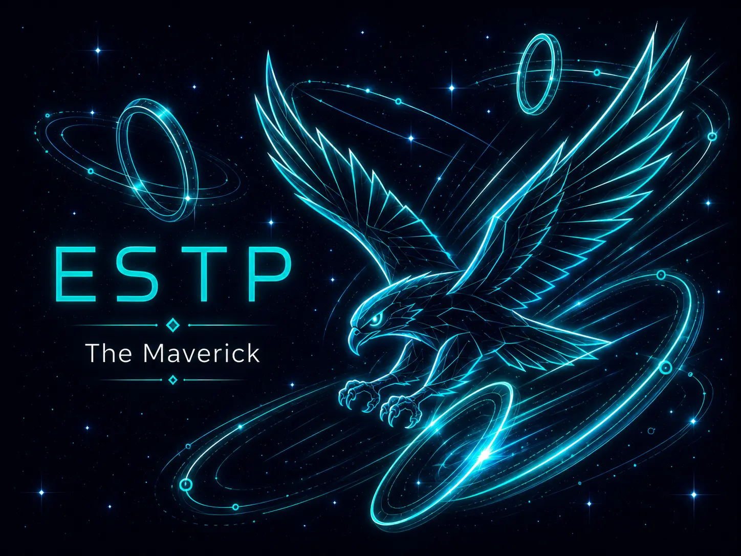 Illustration of the ESTP Maverick personality type