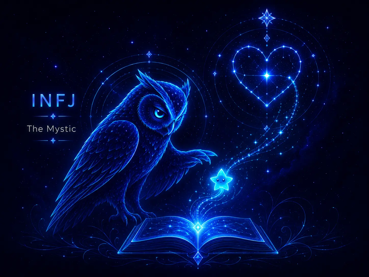 Illustration of the INFJ Mystic personality type