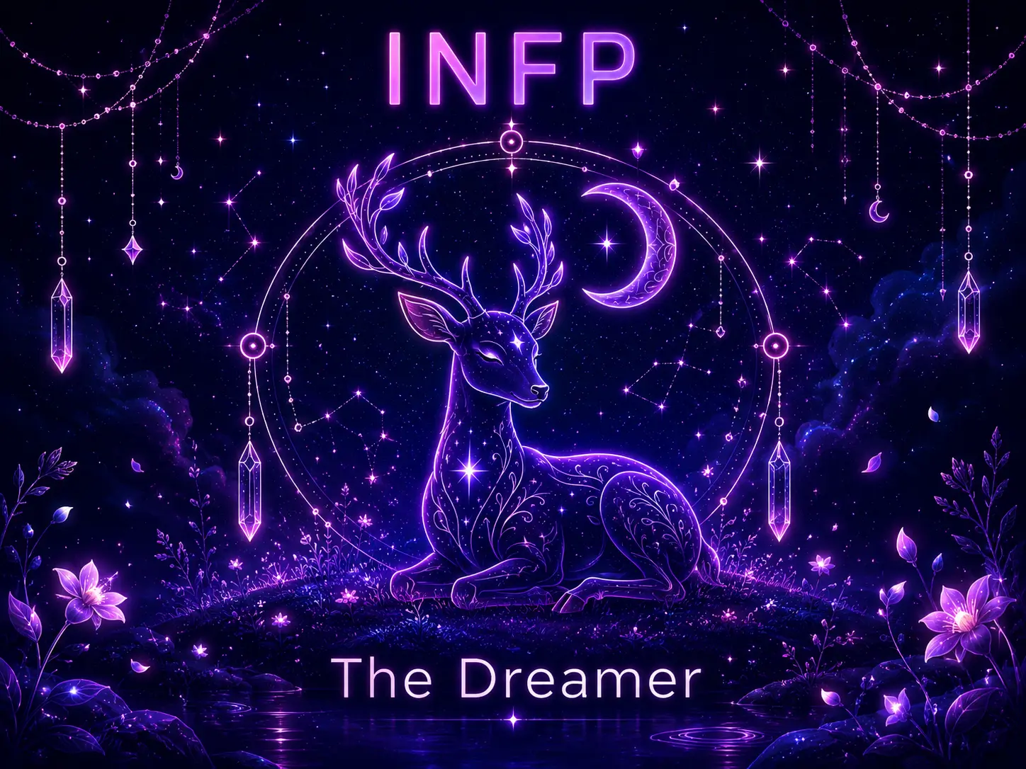 Illustration of the INFP Dreamer personality type