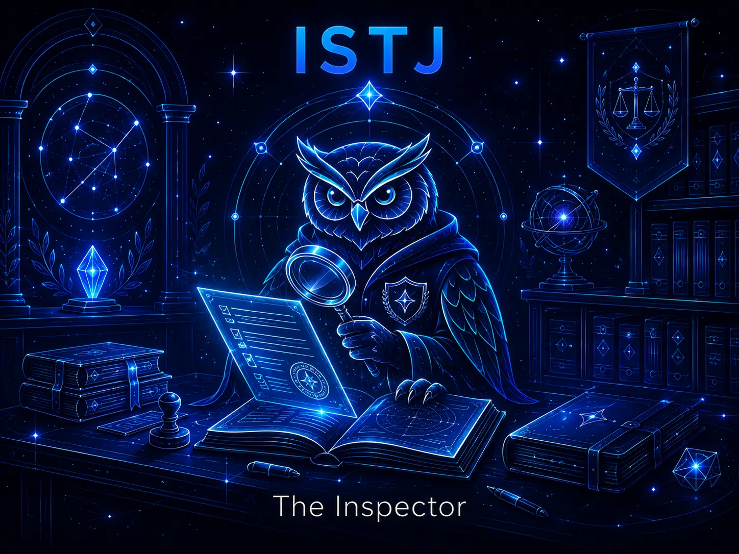 Illustration of the ISTJ Inspector personality type