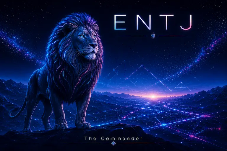 Illustration of the ENTJ Commander personality type
