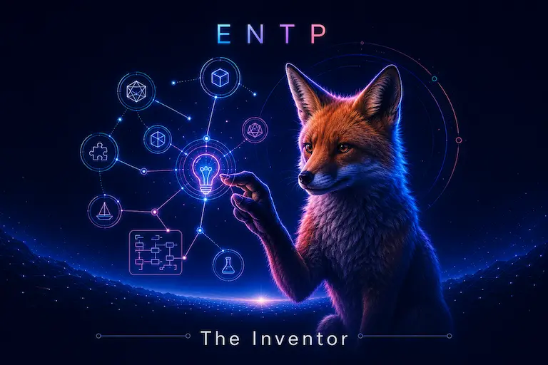 Illustration of the ENTP Inventor personality type