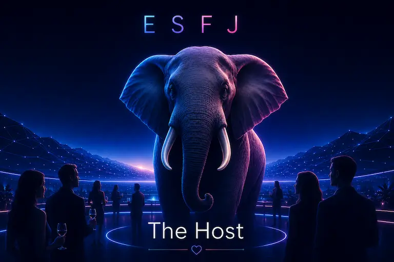 Illustration of the ESFJ Host personality type