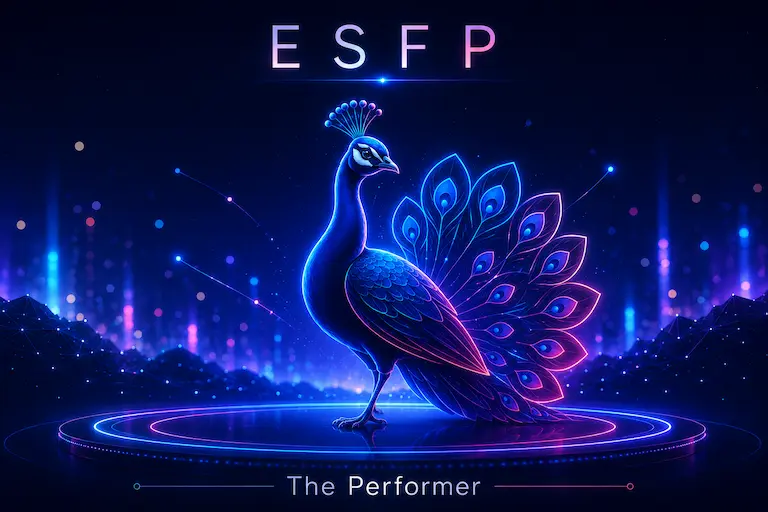 Illustration of the ESFP Performer personality type