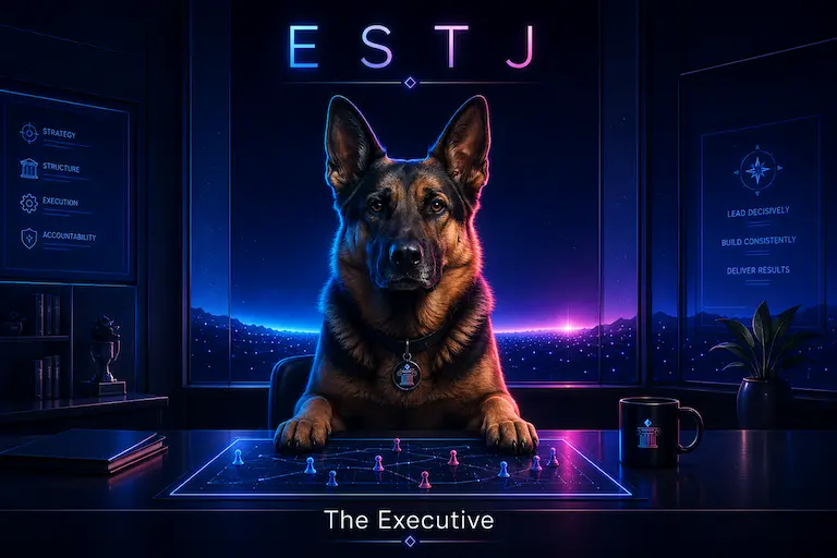 Illustration of the ESTJ Executive personality type