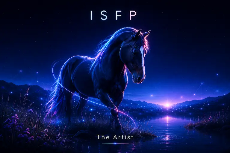 Illustration of the ISFP Artist personality type
